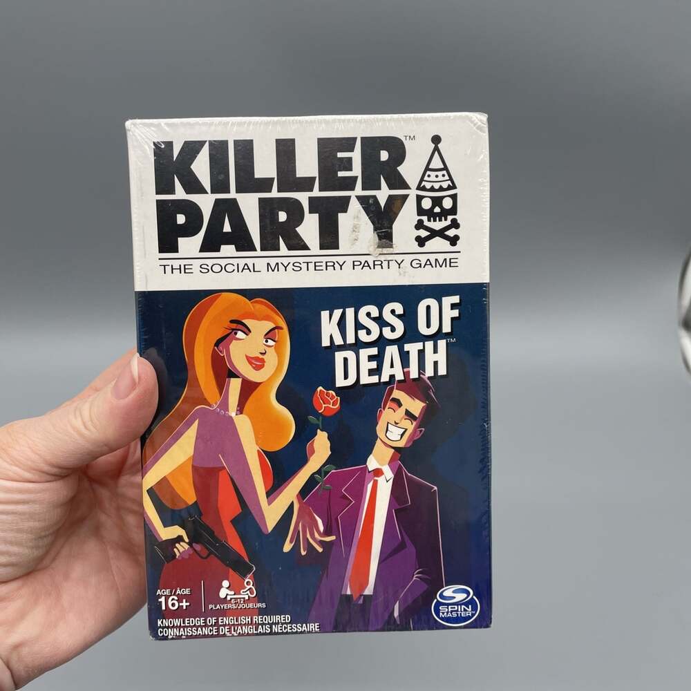 Spin Master 'Killer Party' Kiss Of Death Group Social Mystery Party Game New 16+
